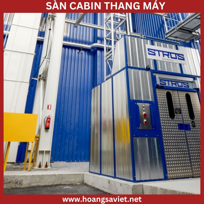 Illustration of freight elevator