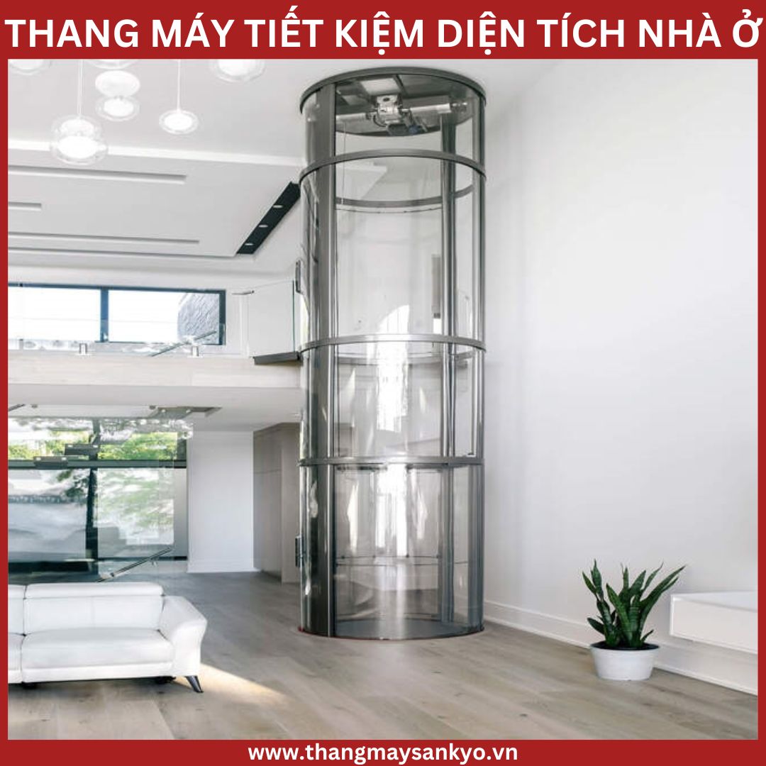 Thang máy gia đình tiết kiệm diện tích