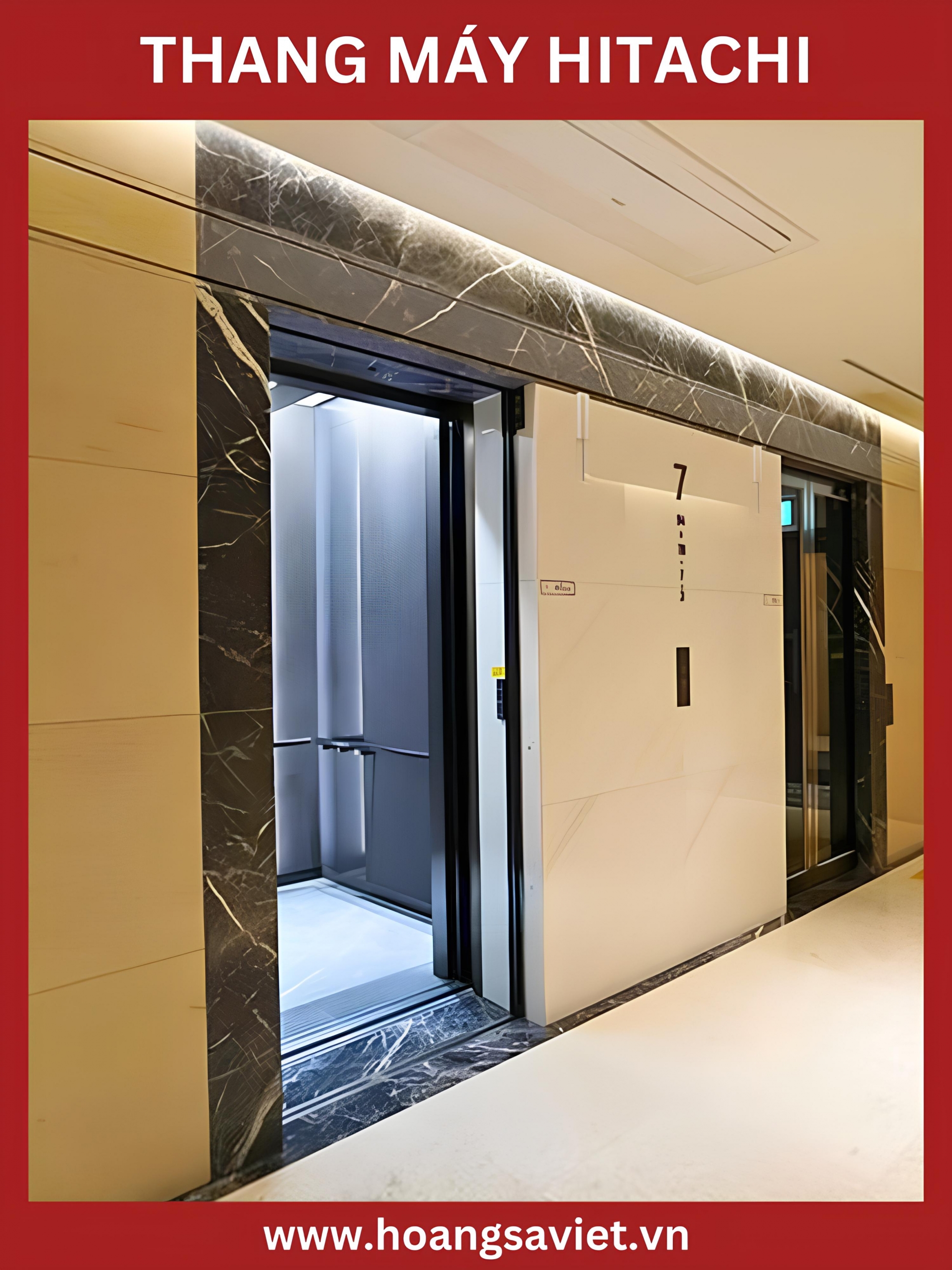 How much is the Hitachi elevator?