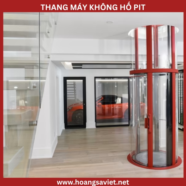 Illustration of pitless elevator