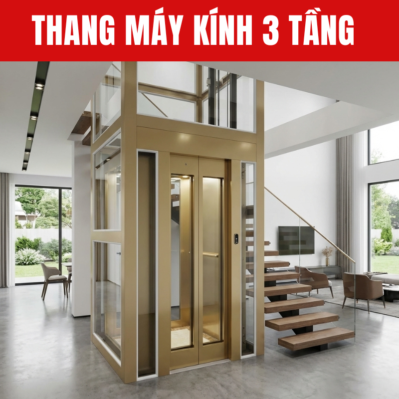 3-Story Glass Elevator