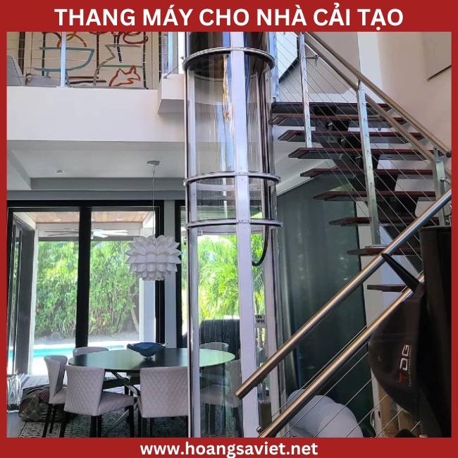 ​  Hình ảnh minh họa khi lắp đặt thang máy cho nhà cải tạo   ​