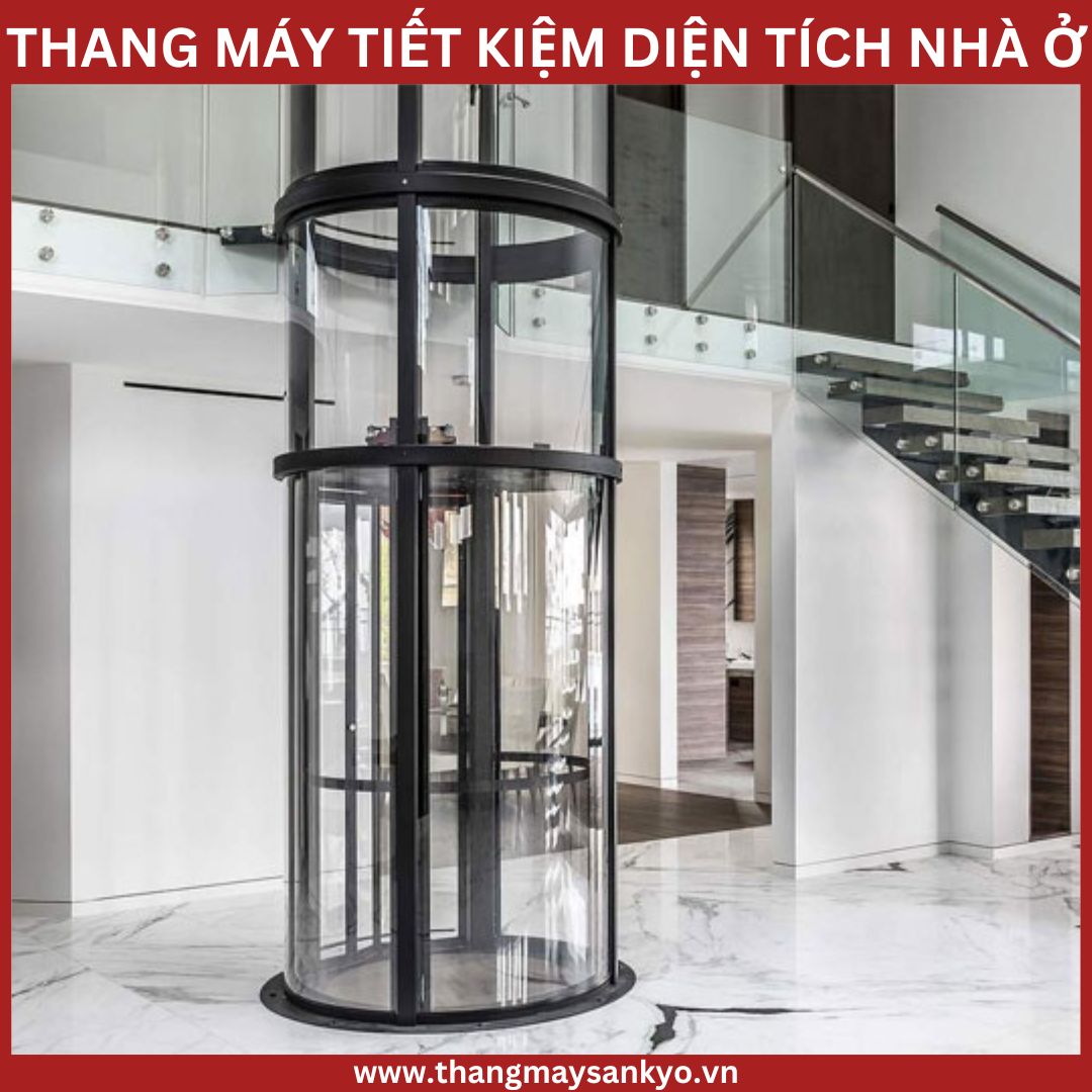 Thang máy gia đình tiết kiệm diện tích