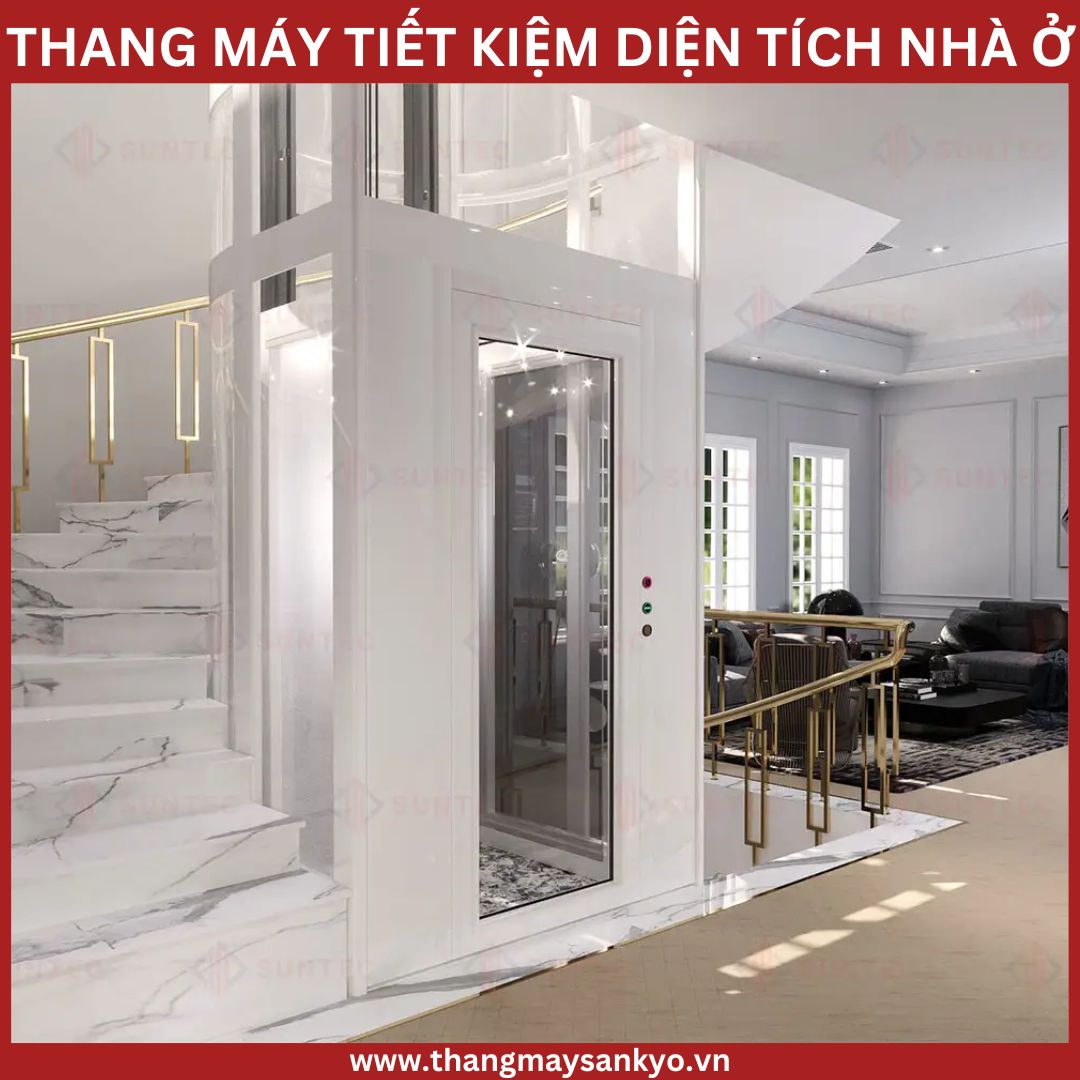 Thang máy gia đình tiết kiệm diện tích