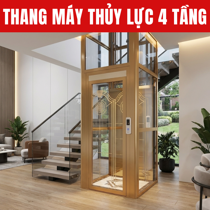 Thang Máy Thủy Lực 4 Tầng Thang Máy Thủy Lực 4 Tầng