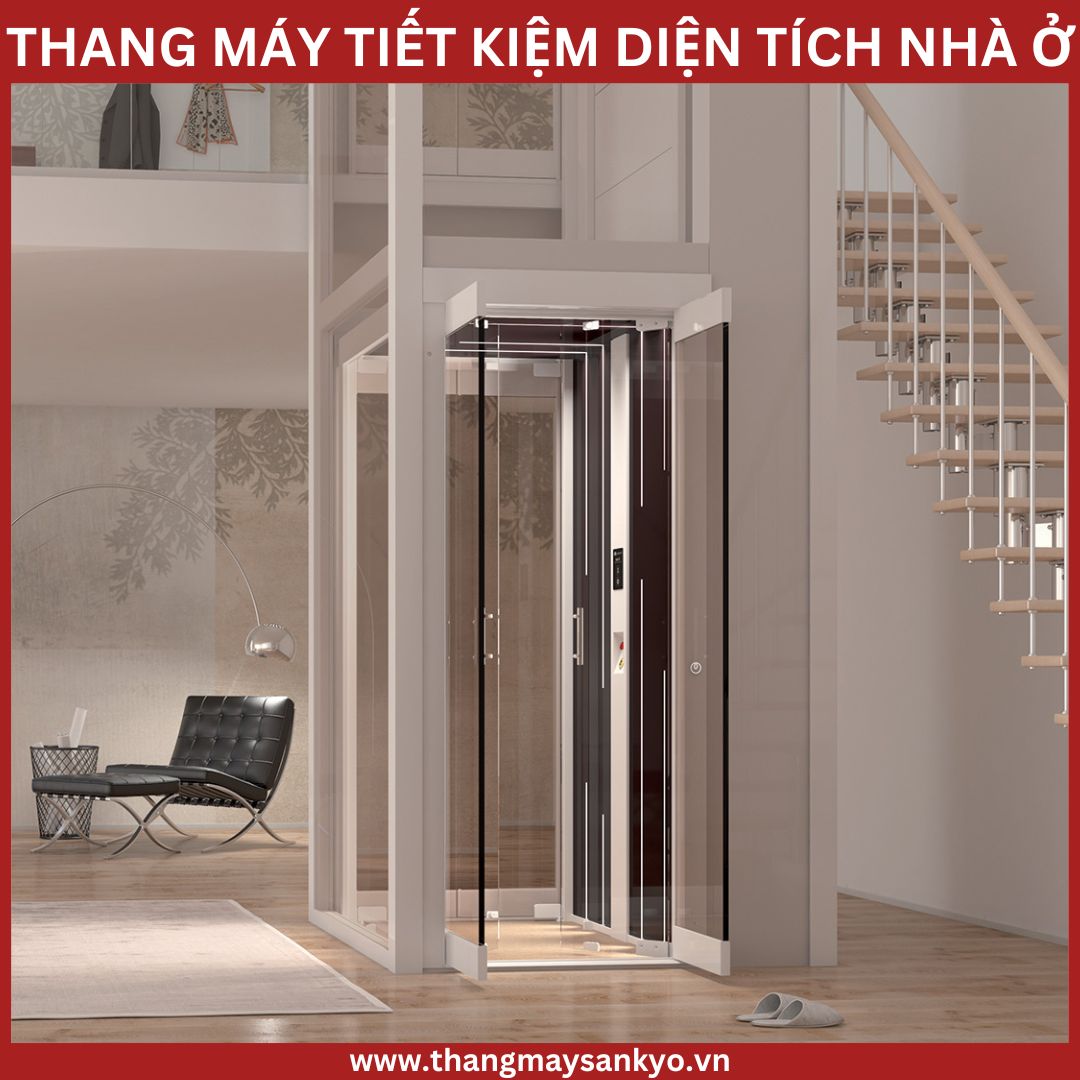 Thang máy gia đình tiết kiệm diện tích
