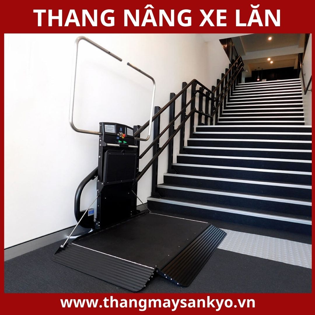 Thang nâng xe lăn