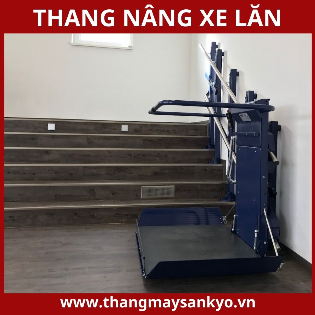 Thang nâng xe lăn