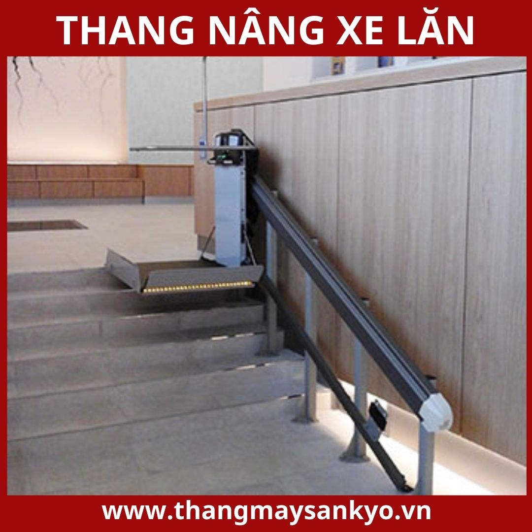 Thang nâng xe lăn