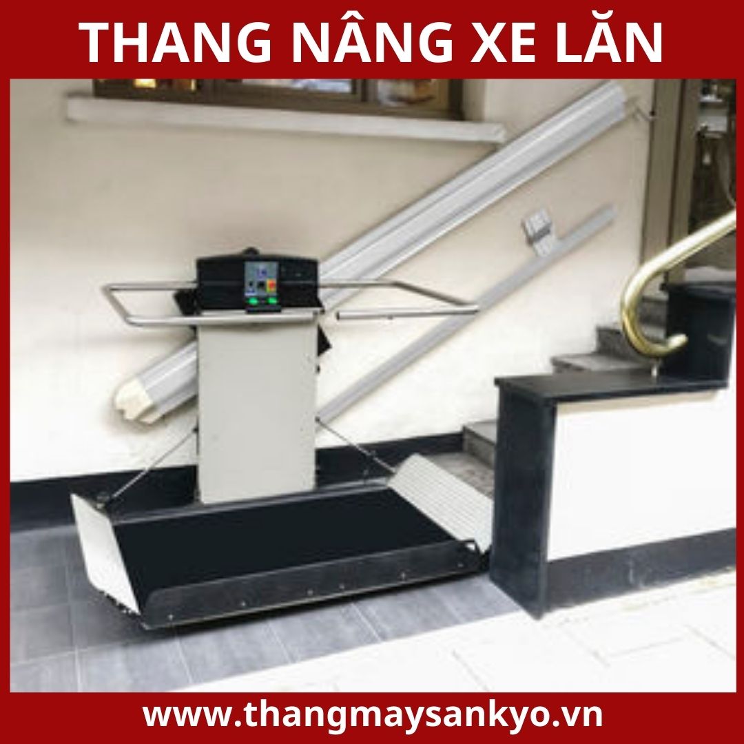 Thang nâng xe lăn