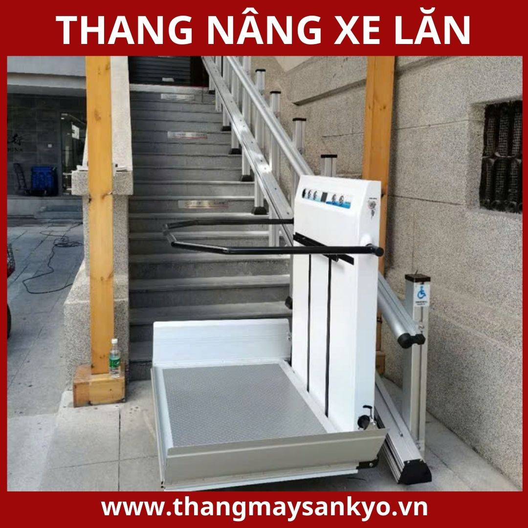 Thang nâng xe lăn
