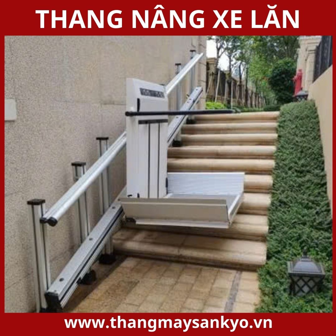 Thang nâng xe lăn
