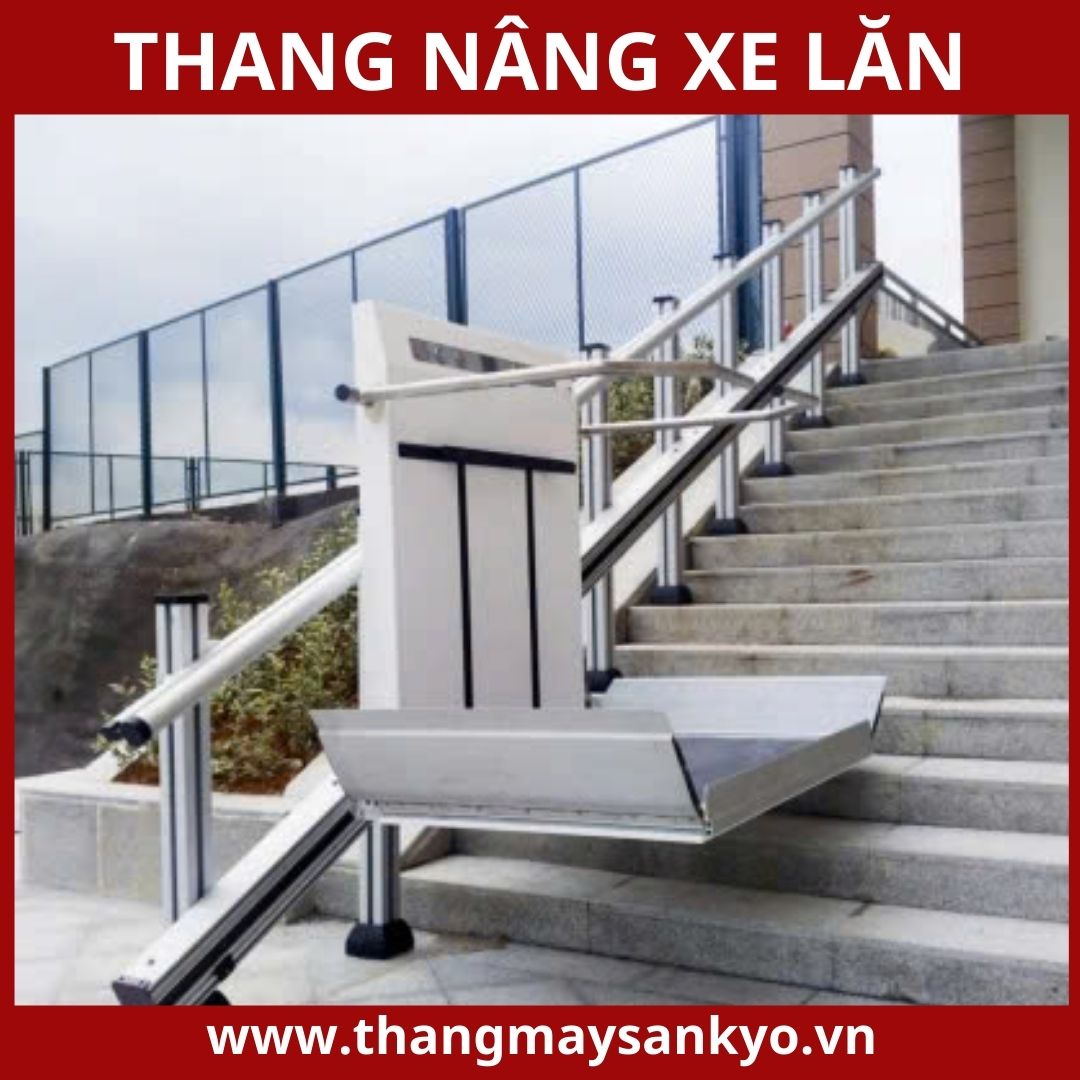 Thang nâng xe lăn