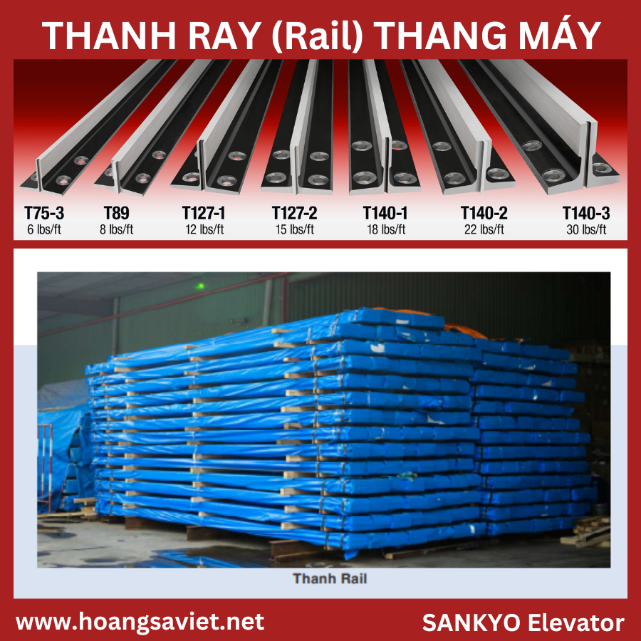 thanh ray thang máy