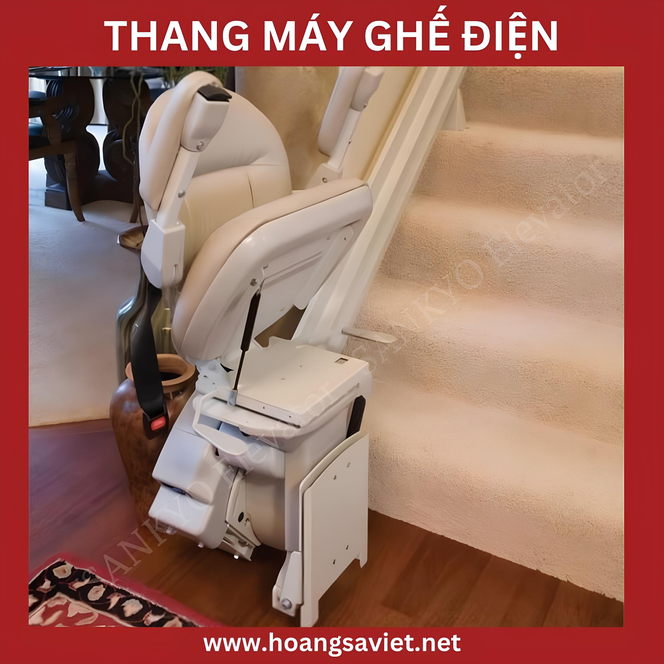 Thông số kỹ thuật thang máy ghế điện cho người già 