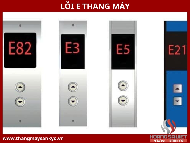 Bảng tổng hợp các lỗi E thang máy thường gặp