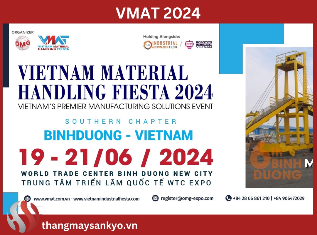 VMAT 2024 - Triển lãm Thiết Bị Nâng Hạ và Xử lý Hậu Cần Việt Nam