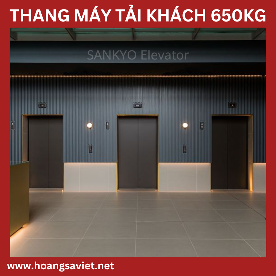 Thang Máy Tải Khách 650Kg Thang Máy Tải Khách 650Kg