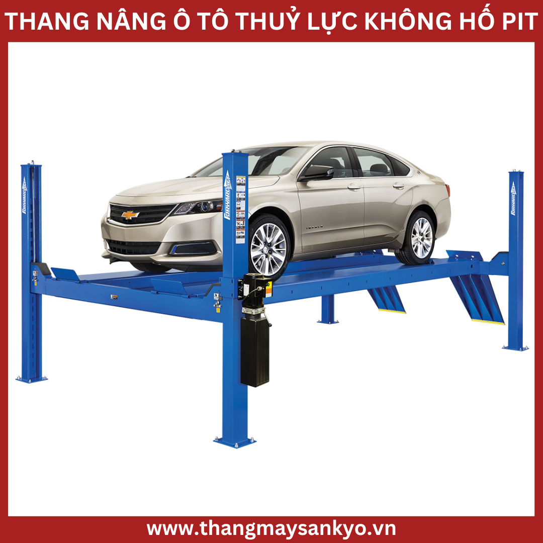 Thang Nâng Ô Tô Thuỷ Lực Không Cần Hố Pit Thang Nâng Ô Tô Thuỷ Lực Không Cần Hố Pit