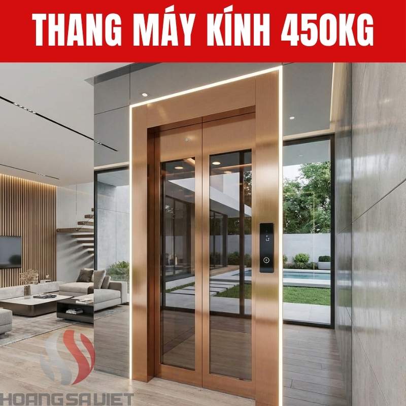 Glass Elevator with a capacity of 450kg Glass Elevator with a capacity of 450kg