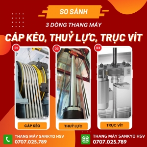 So Sánh Các Công Nghệ Thang Máy Gia Đình Hiện Nay