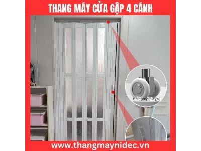 Thang Máy Mini Cửa Gập 4 Cánh