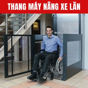 Thang Máy Nâng Xe Lăn Cho Người Khuyết Tật