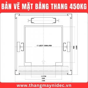 Thang Máy Gia Đình 450Kg